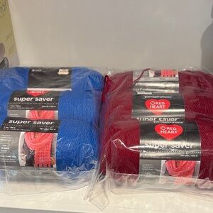 Red Heart Super Saver Yarn Bundle